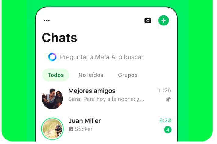 Meta IA ya está disponible a los usuarios de WhatsApp