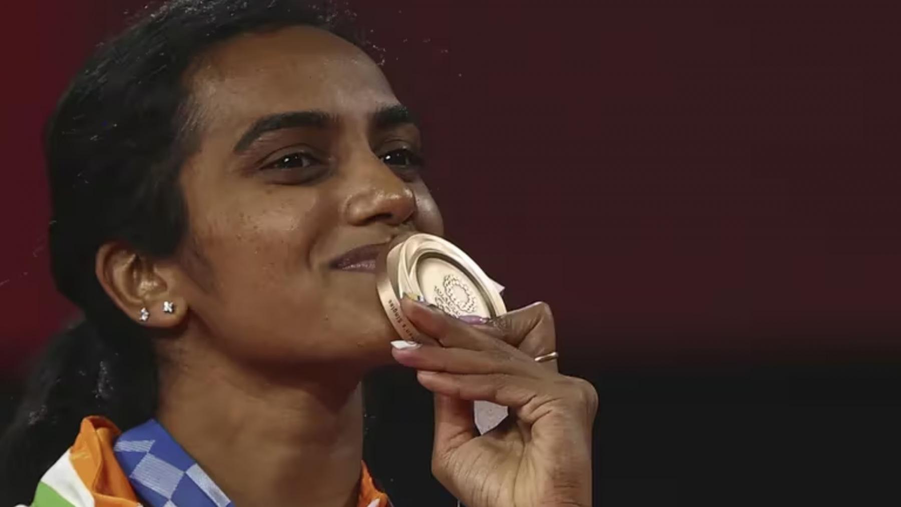 P.V. Sindhu, de India, es una estrella del bádminton 