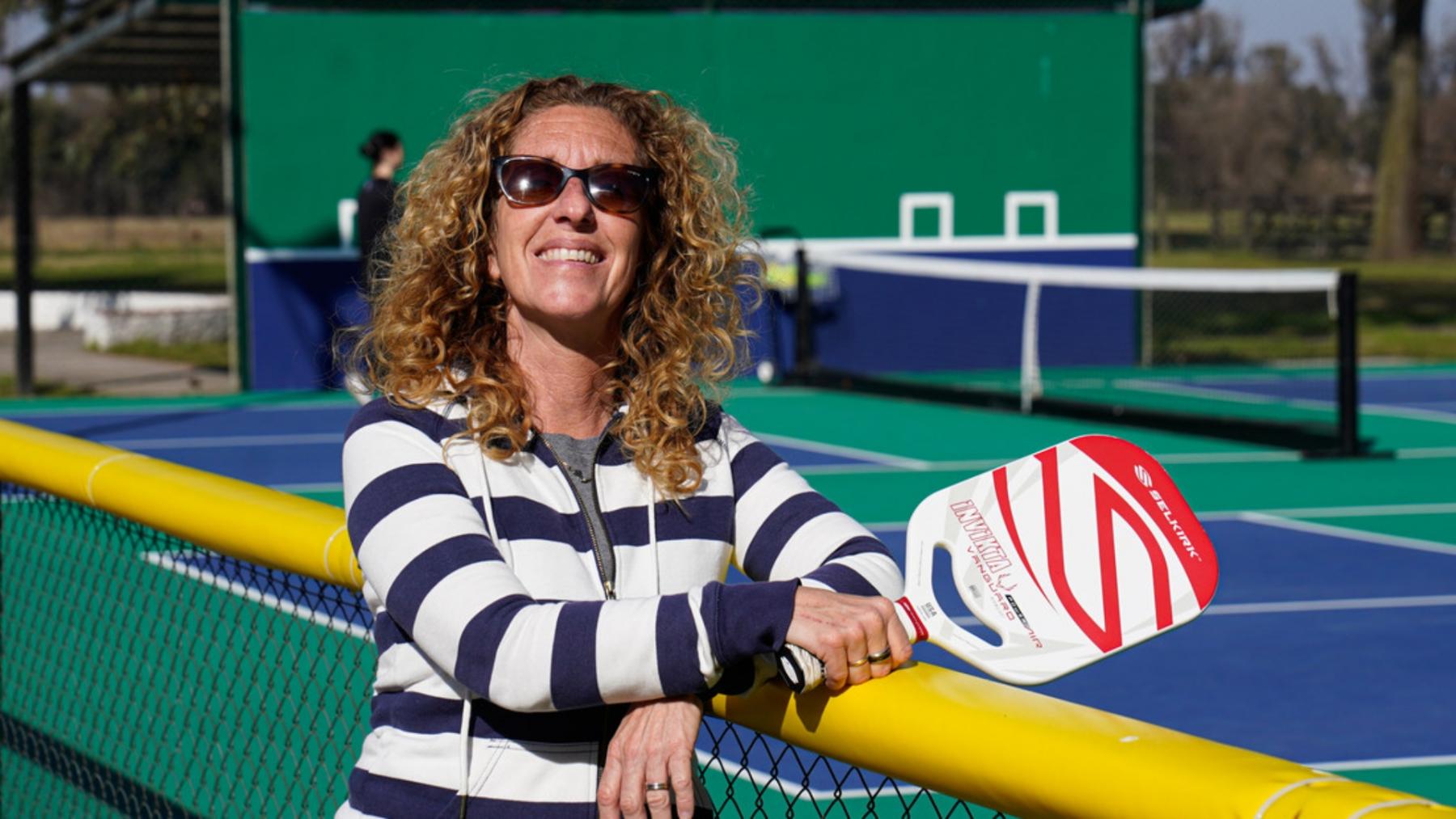 Silvia Tommarello "decidimos hacer cuatro canchas de pickleball".  