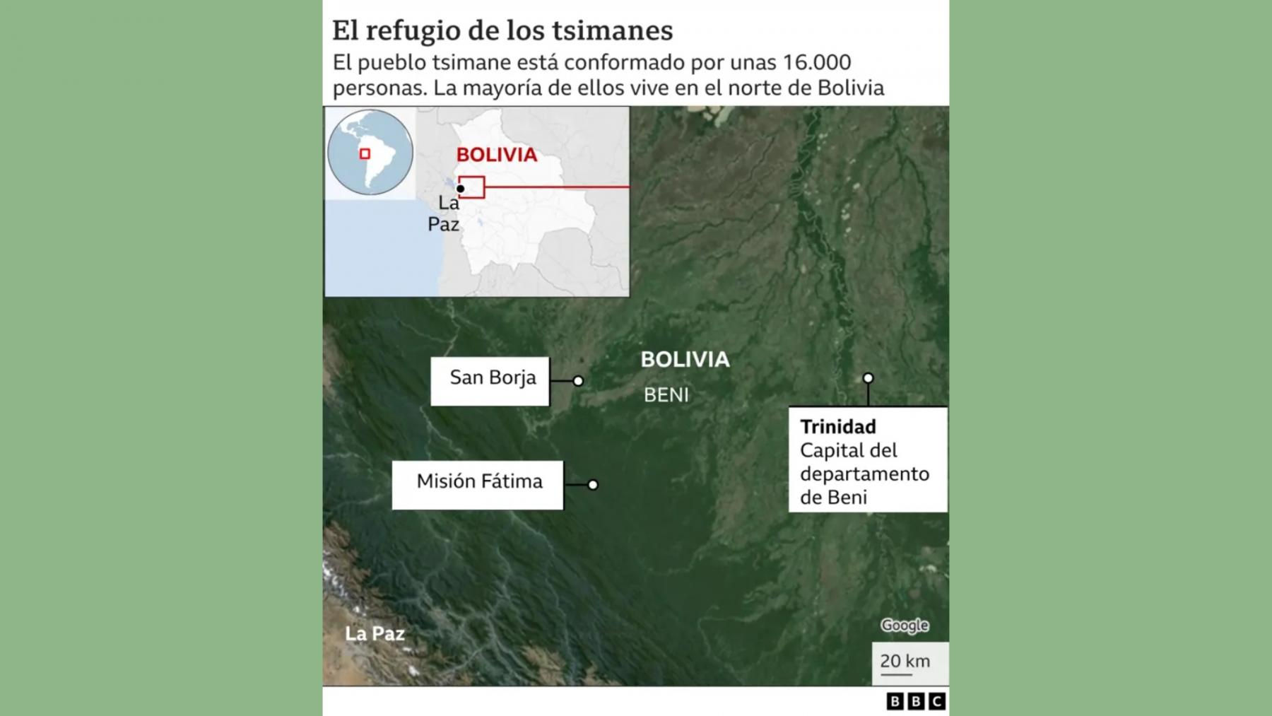 mapa de Bolivia