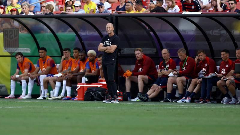 El entrenador de la selección de Estados Unidos, Gregg Berhalter.